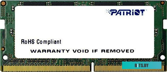 Оперативная память Patriot Signature Line 8GB DDR4 SODIMM PC4-21300 PSD48G266681S