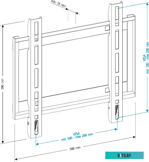 Кронштейн для телевизора Holder LCD-F2608
