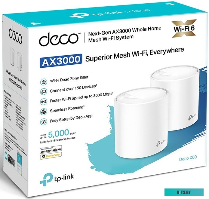 Wi-Fi система TP-Link Deco X60 V2 (2 шт.)