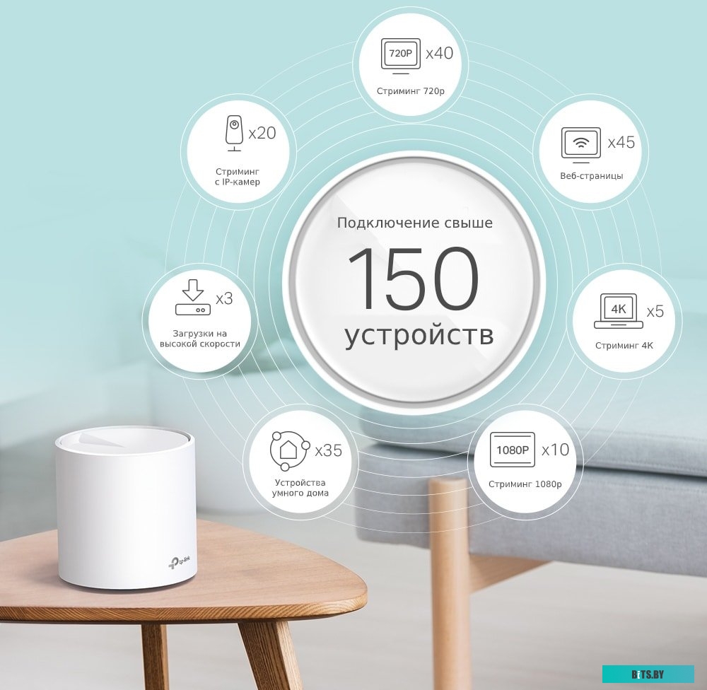 Wi-Fi система TP-Link Deco X60 V2 (2 шт.)