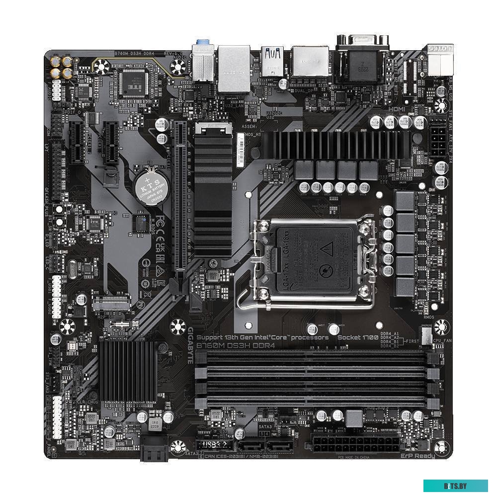 Материнская плата Gigabyte B760M DS3H DDR4 (rev. 1.0)