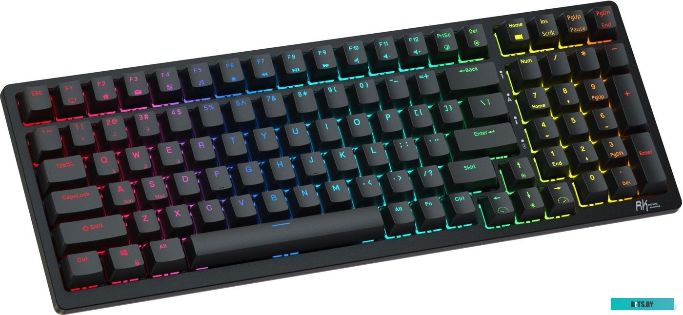 Клавиатура Royal Kludge RK98 RGB (черный, RK Brown)