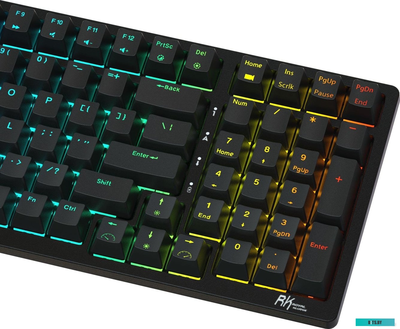 Клавиатура Royal Kludge RK98 RGB (черный, RK Brown)