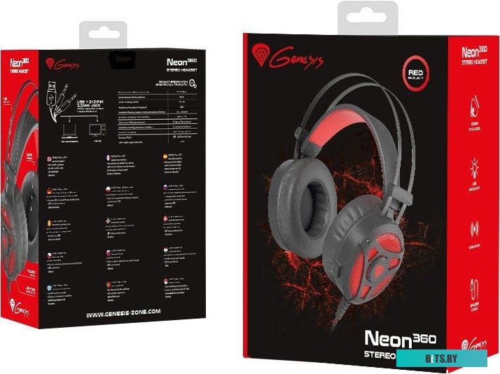 Наушники (Гарнитура) Genesis Neon 360 <NSG-1107>