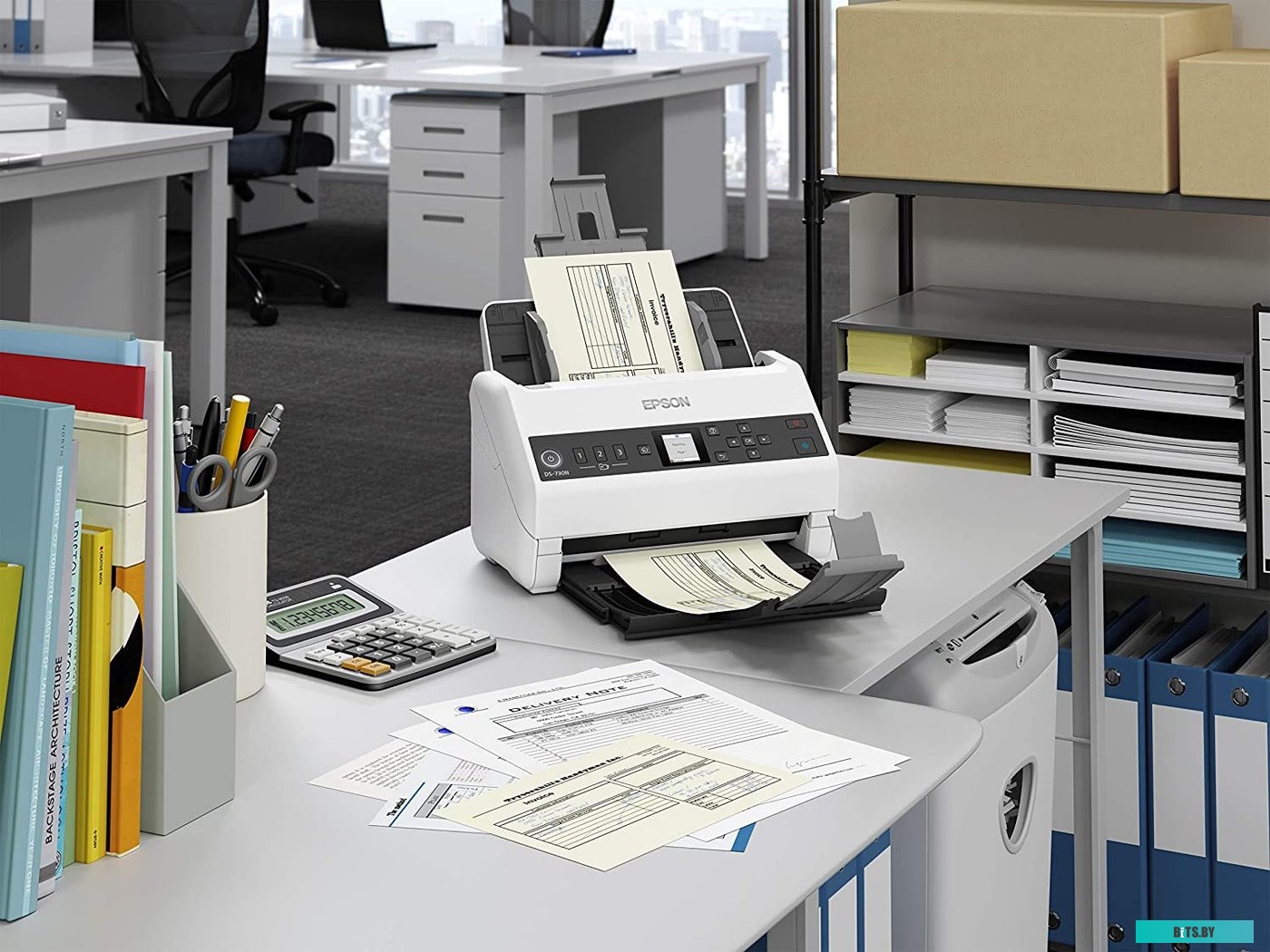 Сканер Epson WorkForce DS-730N <B11B259401>