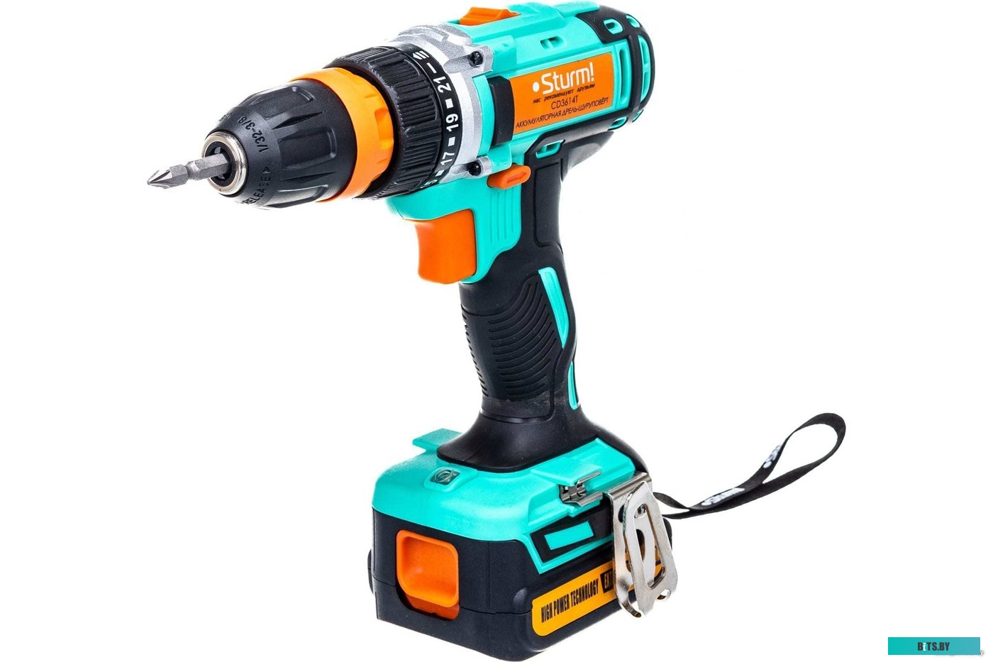 Дрель-шуруповерт Sturm CD3614T (с 2-мя АКБ, кейс)