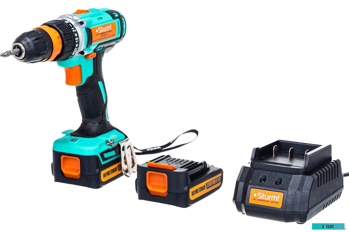Дрель-шуруповерт Sturm CD3614T (с 2-мя АКБ, кейс)