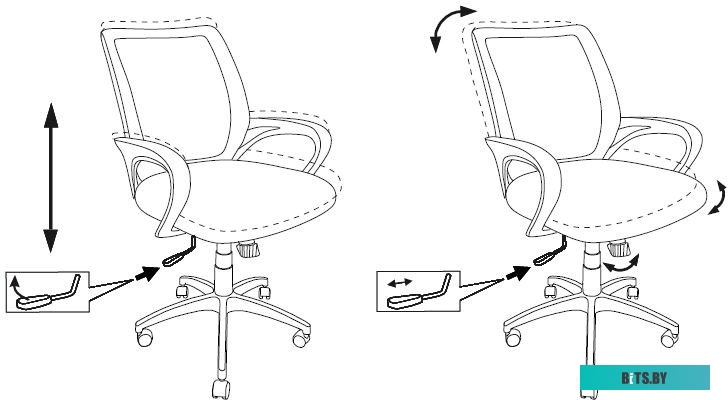Офисное кресло (Стул) Бюрократ CH-695N/R/TW-11 (черный/красный)