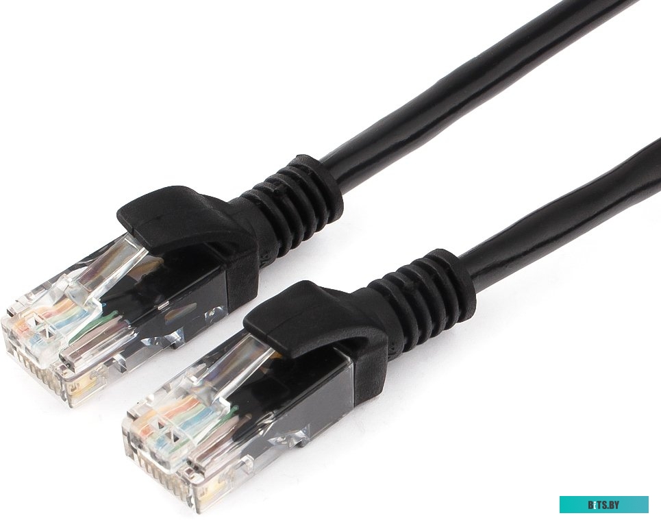 Патч-корд Cablexpert PP10-1M/BK PP10-1M.