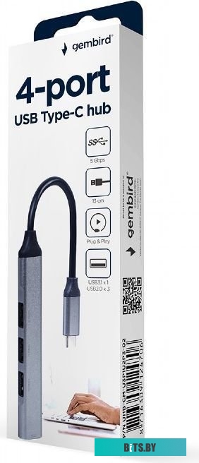 Хаб USB Gembird UHB-CM-U3P1U2P3-02