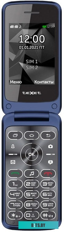 Мобильный телефон TeXet TM-408 (синий)