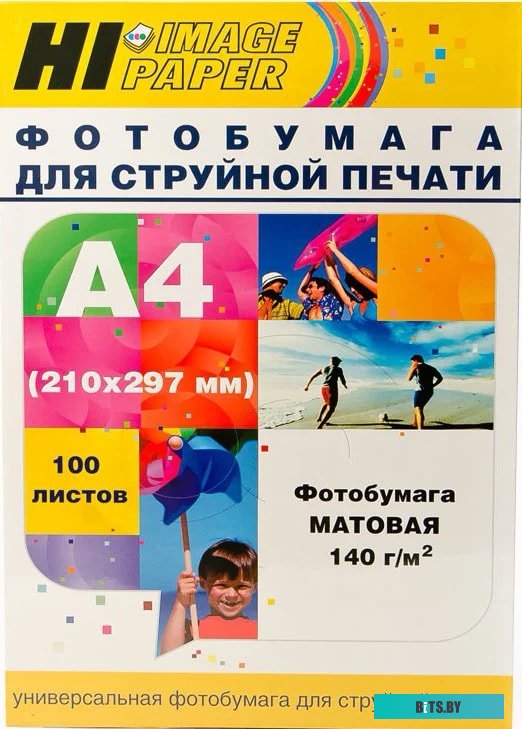 Фотобумага Hi-Black Hi-Image Матовая A4 140 г/кв.м. 100 листов A211600U
