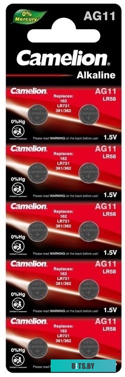 Батарейки Camelion AG11 10 шт. [AG11-BP10]