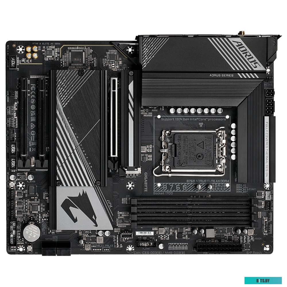 Материнская плата GigaByte B760 AORUS ELITE AX DDR4 (rev. 1.0)