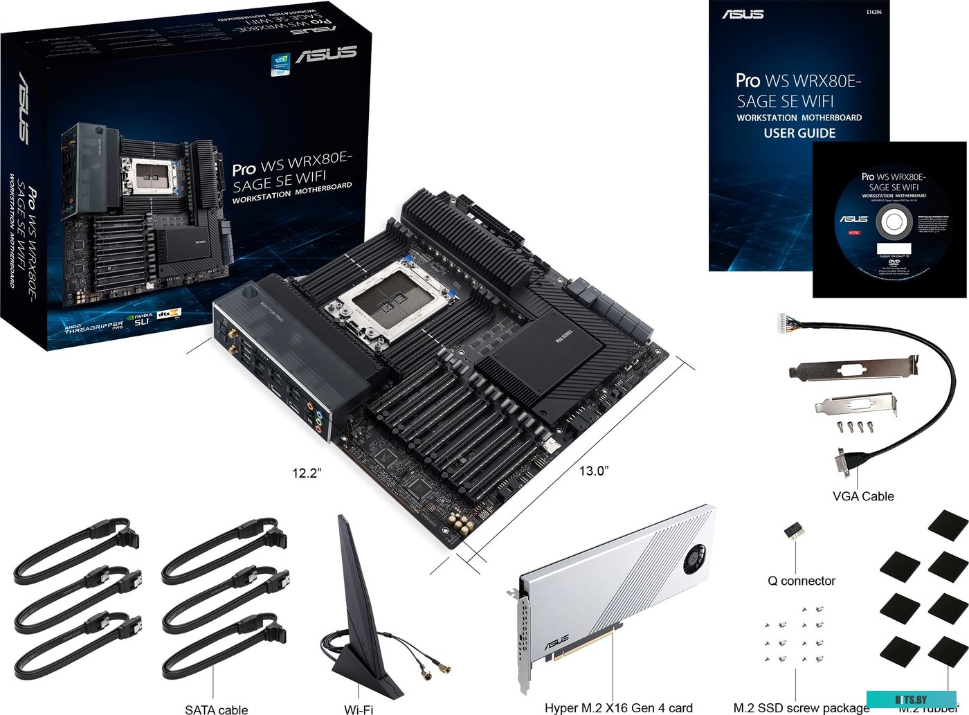 Материнская плата ASUS Pro WS WRX80E-SAGE SE WIFI