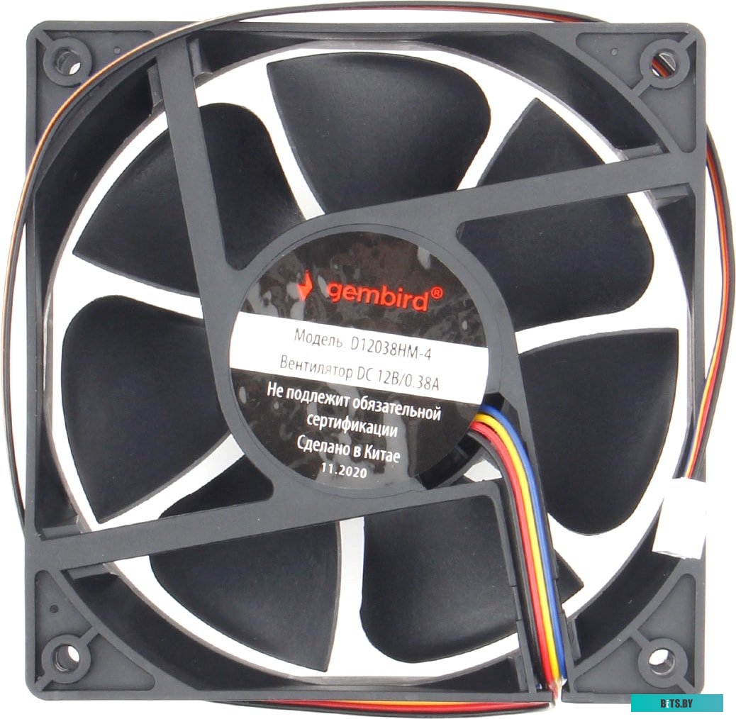 Вентилятор для корпуса Gembird D12038HM-4