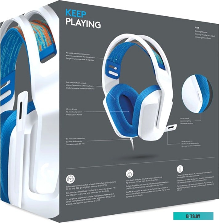 Офисная гарнитура Logitech G335 (белый) <981-001018>