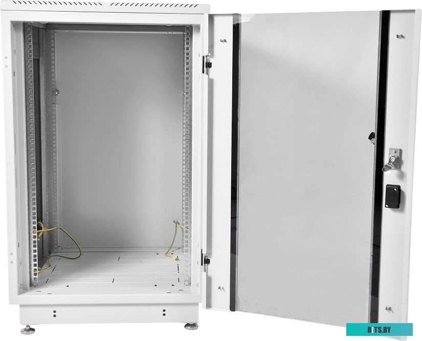 Шкаф телекоммуникационный напольный ЦМО 27U 600×800, пер.дв.стекл, серый <ШТК-М-27.6.8-1ААА>
