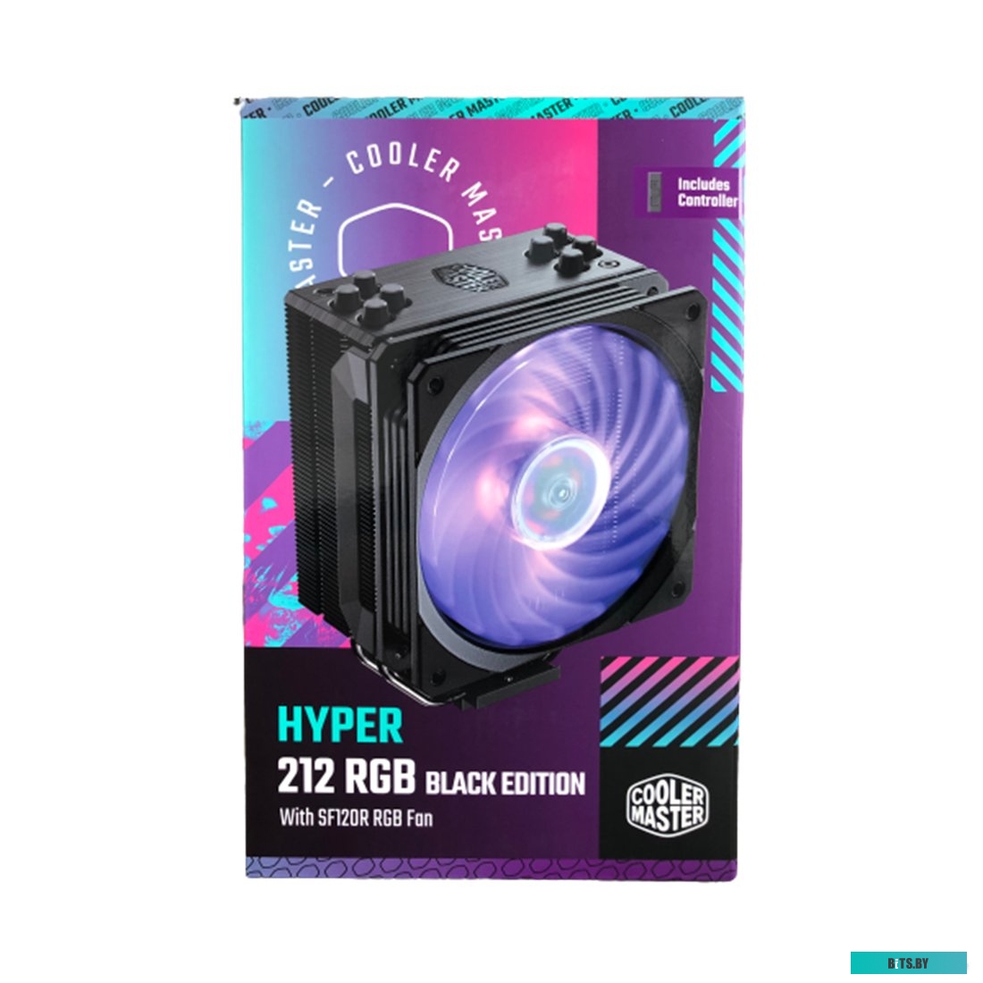 Кулер для процессора Cooler Master HYPER 212 RGB BLACK EDITION RR-212S-20PC-R2