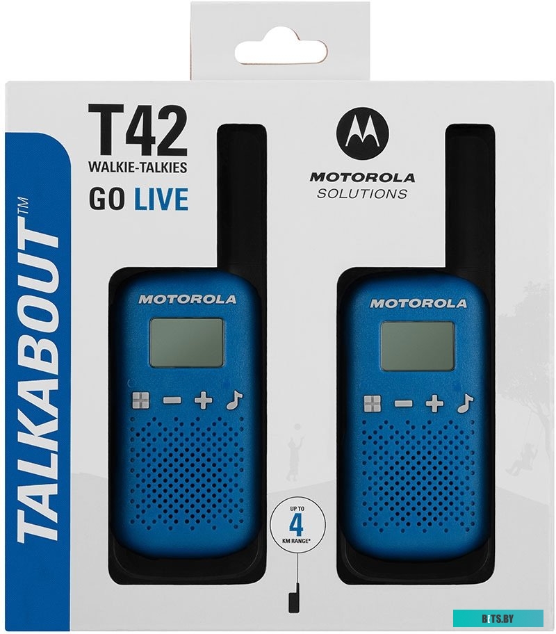 Портативная радиостанция Motorola Talkabout T42 (синий)