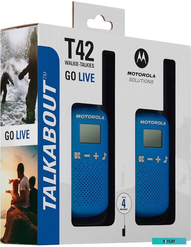 Портативная радиостанция Motorola Talkabout T42 (синий)