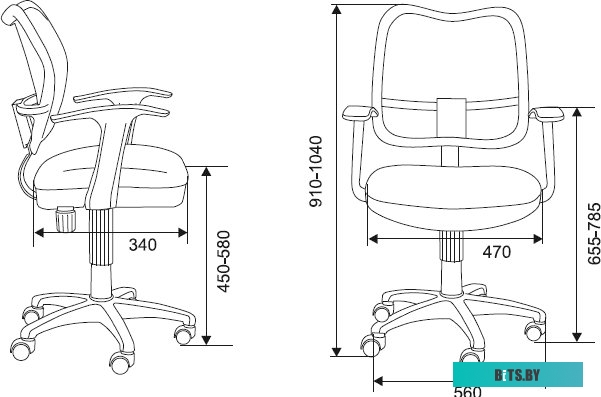 Офисное кресло (Стул) Бюрократ CH-W797/SD/TW-18