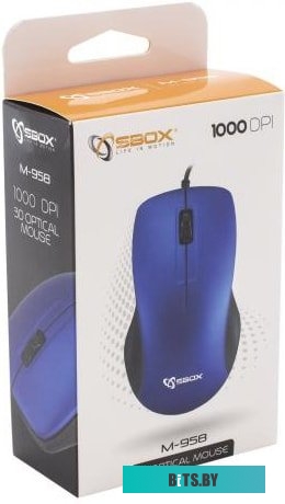 Мышь SBOX M-958 (синий) <M-958BL>