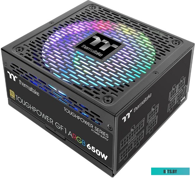 Блок питания Thermaltake Toughpower GF1 ARGB 650W Gold TT Premium TTP-650AH3FCG-U <PS-TPD-0650F3FAGE-1>