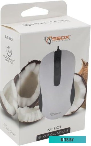 Мышь SBOX M-901 (белый) <M-901W>