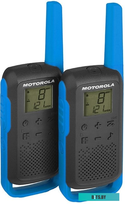 Портативная радиостанция Motorola T62 Walkie-talkie (черный/синий)