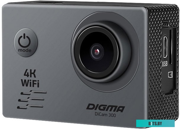 Экшен-камера Digma DiCam 300 (серый) <1143221>