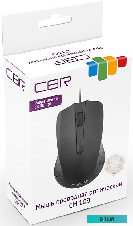 Мышь CBR CM 103 (черный) <CM 103 Black>