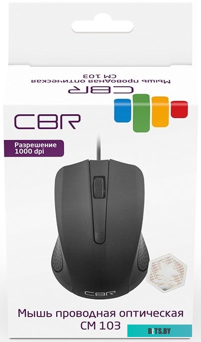 Мышь CBR CM 103 (черный) <CM 103 Black>