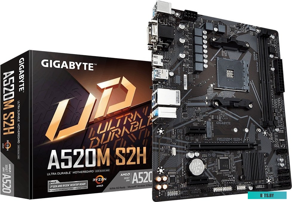 Материнская плата Gigabyte A520M S2H (rev. 1.0)