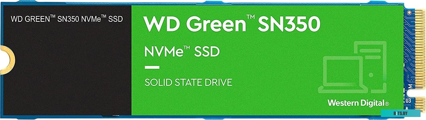 SSD Накопитель WD Green SN350 480GB WDS480G2G0C