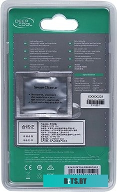 Термопаста DeepCool EX750 (2.5 г, 2 шт.) <R-EX750-GY050C-G-1>