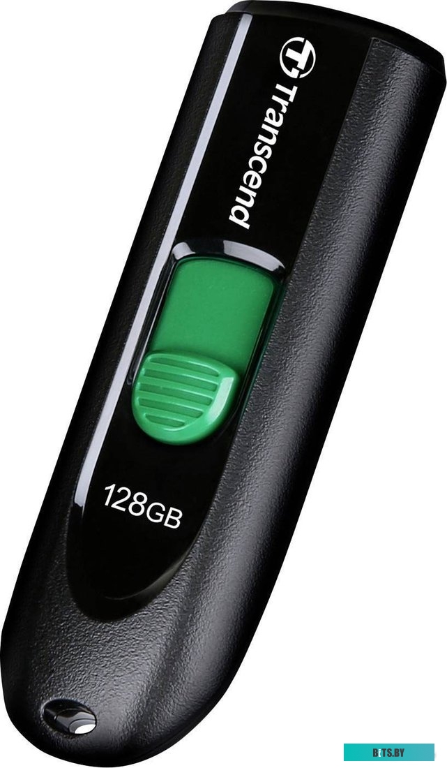 USB накопитель (Флешка) Transcend JetFlash 790C 128GB (черный/зеленый) <TS128GJF790C>