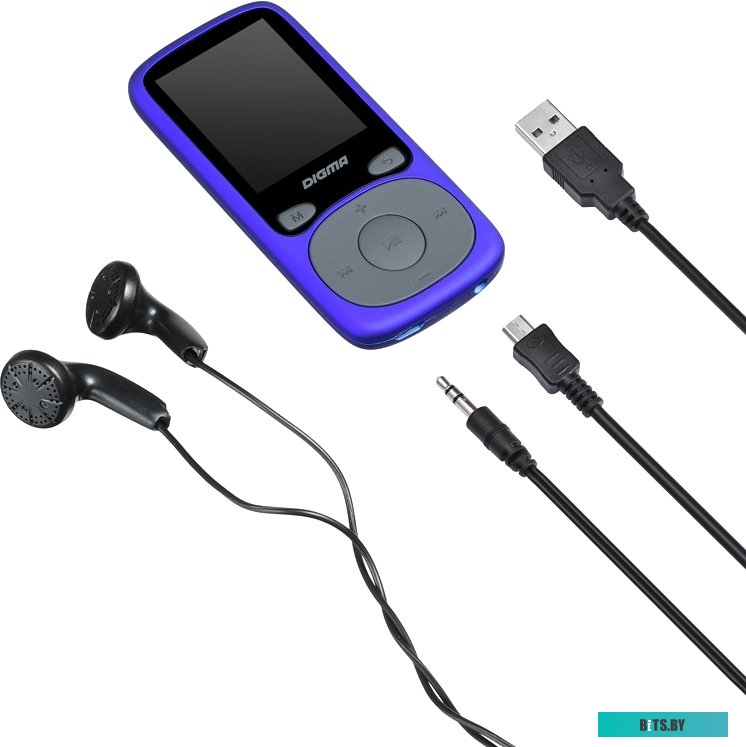 Плеер MP3 Digma B4 8GB (синий) <1132600>