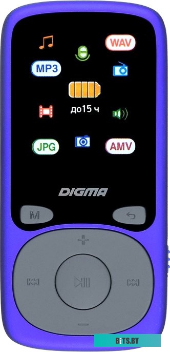 Плеер MP3 Digma B4 8GB (синий) <1132600>