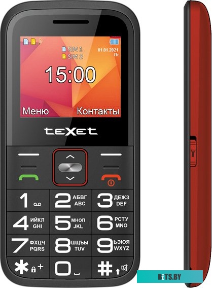 Мобильный телефон TeXet TM-B418 (красный)