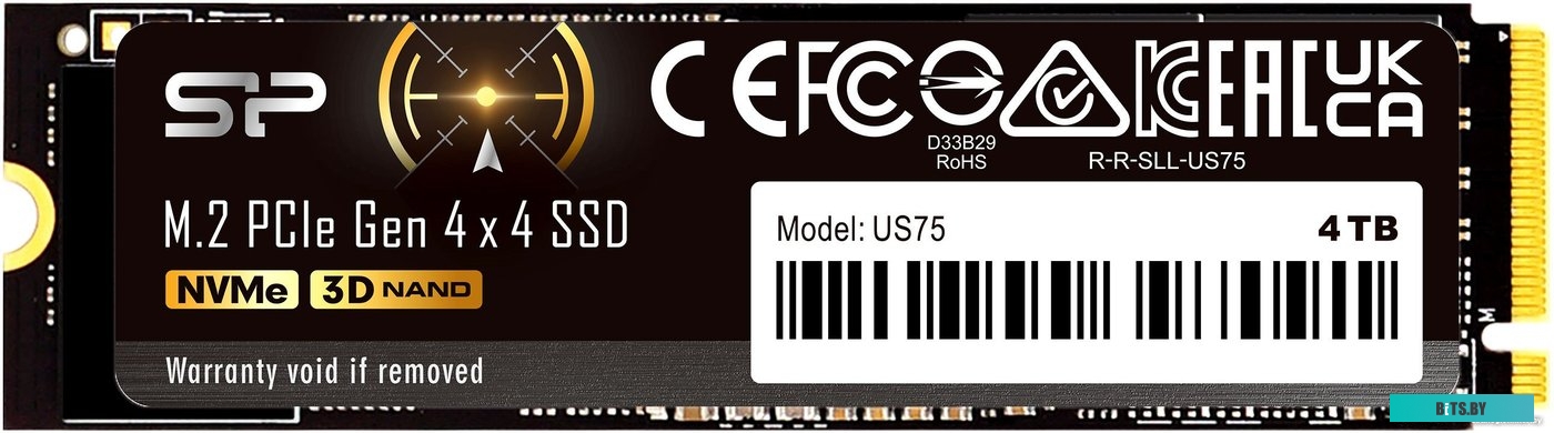 Внутренний твердотельный накопитель Silicon Power US75 SP02KGBP44US7505