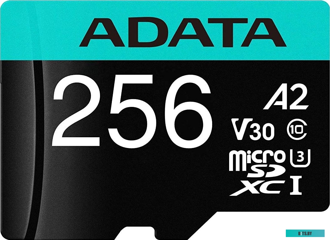 Карта памяти ADATA Premier Pro AUSDX256GUI3V30SA2-RA1 microSDXC 256GB (с адаптером)