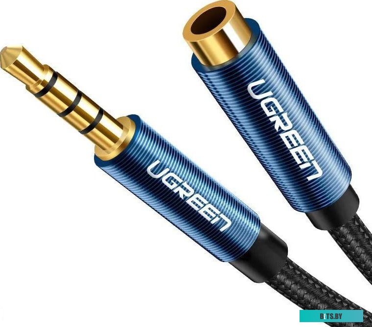 Кабель Ugreen AV118 40674 3.5 мм - 3.5 мм (1.5 м, черный)