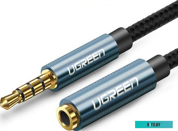 Кабель Ugreen AV118 40674 3.5 мм - 3.5 мм (1.5 м, черный)