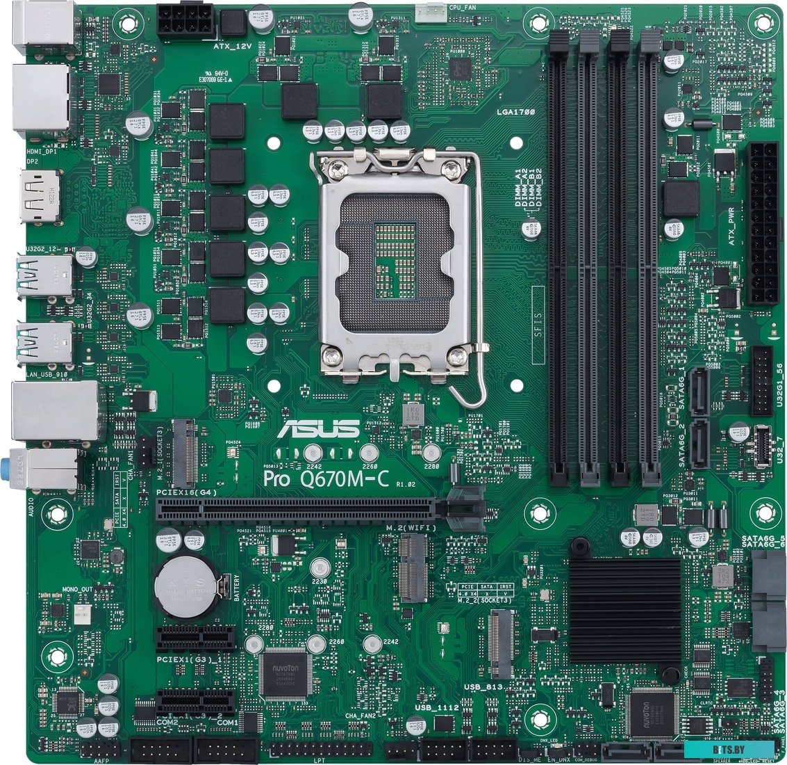 Материнская плата ASUS Pro Q670M-C-CSM <90MB19E0-M0EAYC>