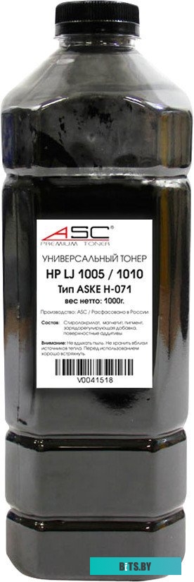 Тонер ASC Technology Универсальный для НР LJ 1005/1010 Тип ASKE H-071 1 кг <4010715509294>