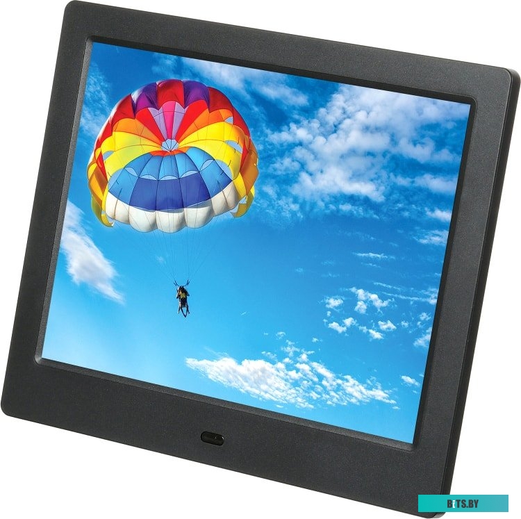 Фоторамка Digma 8" PF-843 IPS 1024x768 черный пластик ПДУ Видео PF843BK