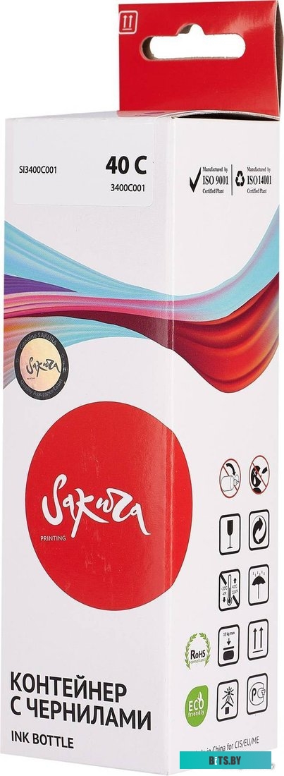 Чернила Sakura Printing SI3400C001 (аналог Canon 40 C)