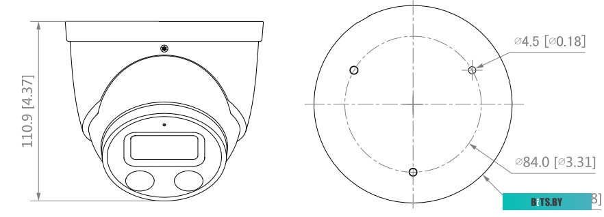 IP-камера Dahua DH-IPC-HDW3249HP-AS-PV-0280B