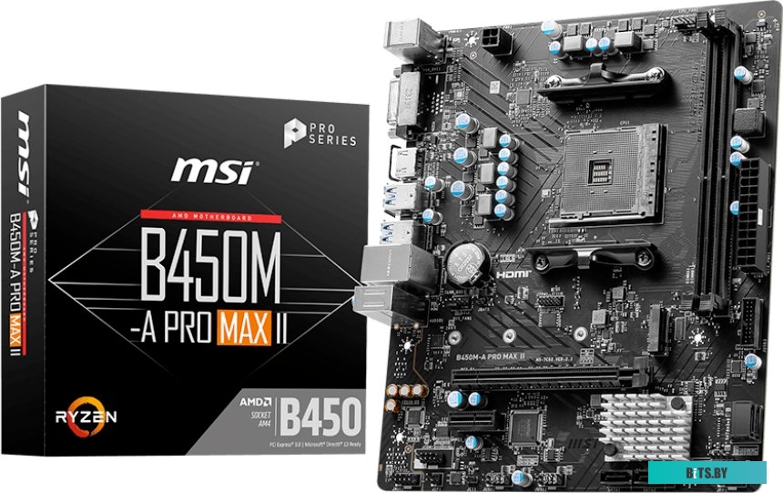 Материнская плата MSI B450M-A Pro Max II